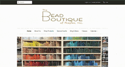 Desktop Screenshot of beadboutiquenaples.com